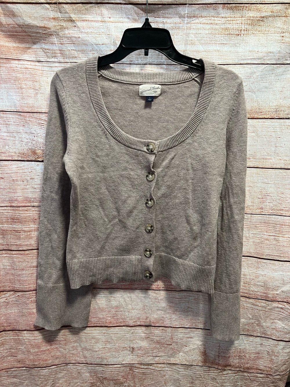 Universal Thread tan cardigan sweater-Ladies Small